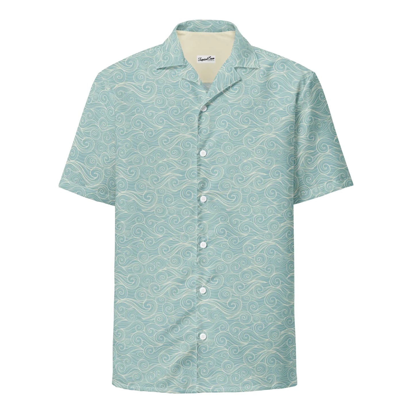 Salty Swirls Button Down Hawaiian Shirt